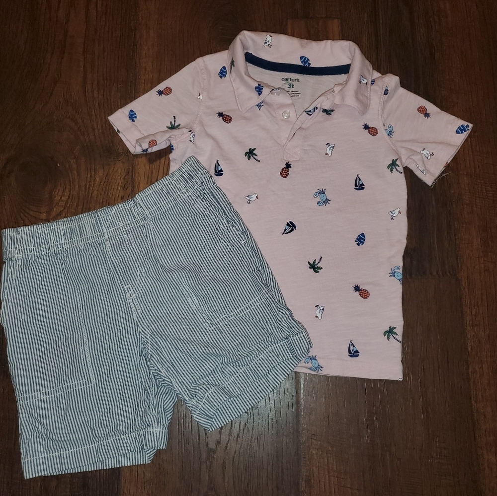 Carter's toddler boy 2 piece set